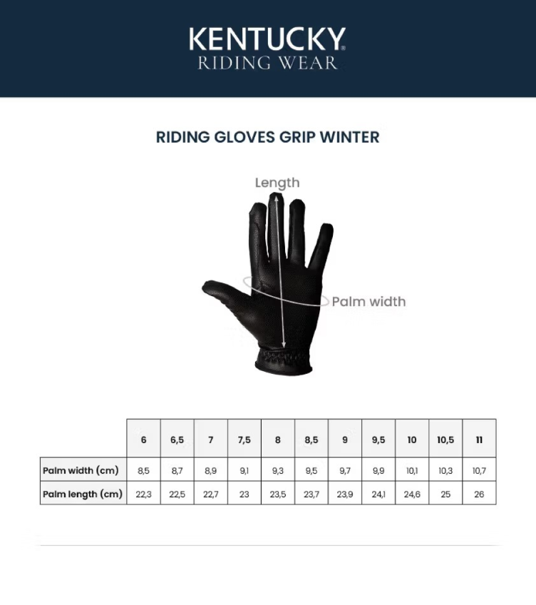 Kentucky Horsewear Winter Reithandschuhe mit Grip - 0