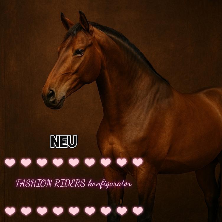 NEU: FASHION RIDERS KONFIGURATOR