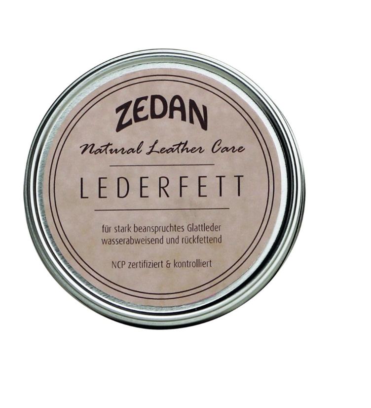 ZEDAN Lederfett NCP zertifiziert Dose