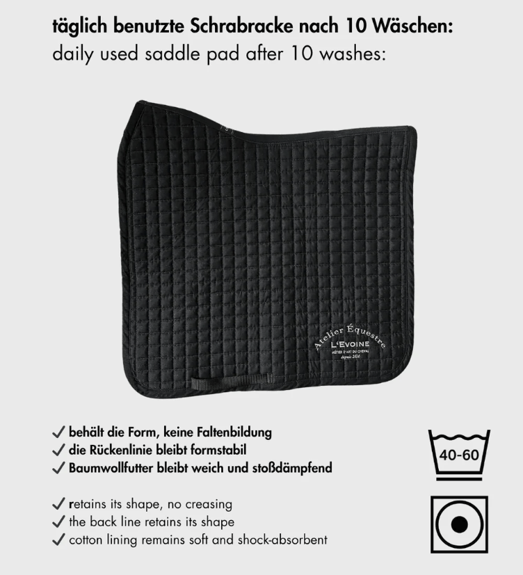 L`EVOINE Dressurschabracke Baumwolle_verschiedene Fraben - 6