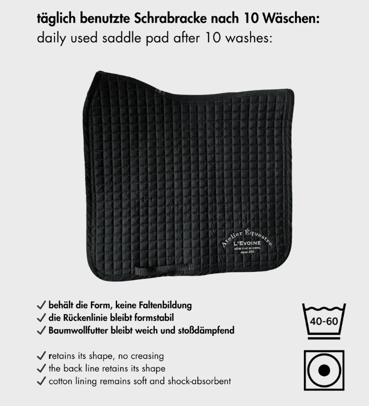 L`EVOINE Dressurschabracke Baumwolle_verschiedene Fraben - 4